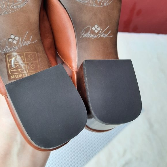 Patricia Nash Tilly Loafers Slip On Chunky Mules Rope Bridle Gift 6 Brown NEW - Picture 10 of 13